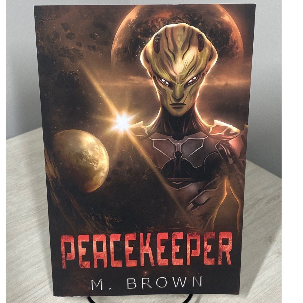 Peacekeeper Melinda Brown First Edition Sci-Fi Paperback Book Space Space Colony